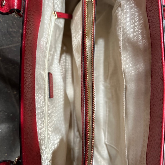 Kate Spade Red Leather Satchel - Picture 3 of 6